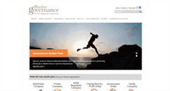 Desktop Screenshot of effectivegovernance.com.au